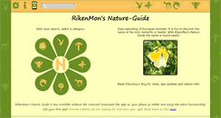 Desktop Screenshot of nature-guide.info