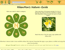 Tablet Screenshot of nature-guide.info